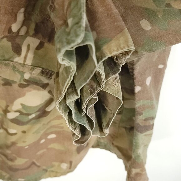 US Military Coat Army Combat Men's Med Long Multicam Camo FR Zip Hook Loop Front - Picture 5 of 10